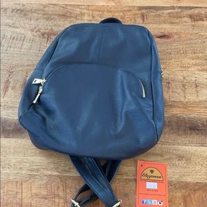 Deep Navy Blue Backpack
